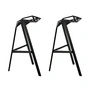 Magis - Stool One Kruk, H 74 cm, zwart (set van 2)