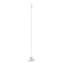 Northern - Snowball Vloerlamp H 117 cm, wit / staal