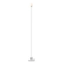 Northern - Snowball Vloerlamp H 117 cm, wit / staal