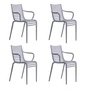 Driade - PIP-e Tuin fauteuil, lavendel (set van 4)