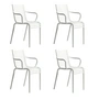 Driade - PIP-e Tuinstoel, mat wit (set van 4)