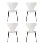 Fritz Hansen - Serie 7 stoel, monochroom, wit / essen wit (set van 4)