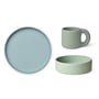 LIEWOOD - Andie servies, groen multimix (set van 3)