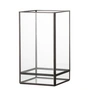 Bloomingville - Filula Windlicht, h 22 cm, zwart