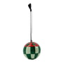 House Doctor - Harlequin Ornament, groen / rood / zand