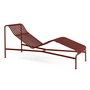 Palissade Chaise Longue HAY - Ligstoel, ijzerrood