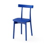 NINE - Skinny Wooden Chair, blauw (RAL 5002)