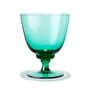 Holmegaard - Flow Drinkglas met voet 35 cl, groen
