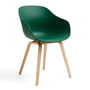 Hay - About a Chair AAC 222, eiken gelakt / groenblauw 2. 0