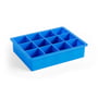 Hay - Siliconen ijsblokjesmaker rechthoekig XL, blauw