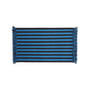 Hay - Stripes and Stripes Wool Tapijt, 95 x 52 cm, blauw