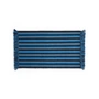 HAY - Stripes and Stripes Wool Tapijt, 95 x 52 cm, blauw