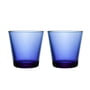 Iittala - Kartio Drinkglas 21 cl, ultramarijn blauw (set van 2)