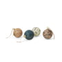 ferm Living - Marble kerstbal, Ø 8 cm, gemengd (set van 4)