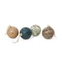 ferm Living - Marble kerstbal, Ø 10 cm, gemengd (set van 4)