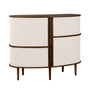 Umage - Audacious Highboard Commode, donker eiken / wit zand
