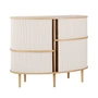 Umage - Audacious Highboard Commode, eiken naturel / wit zand