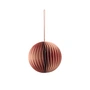 Broste Copenhagen - Christmas Ball Decoratieve hanger, Ø 9 cm, pompeirood/stofroze