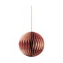 Broste Copenhagen - Christmas Ball Decoratieve hanger, Ø 13 cm, pompeirood/stofroze