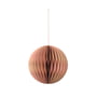 Broste Copenhagen - Christmas Ball Decoratieve hanger, Ø 13 cm, indianentint / stoffig roze