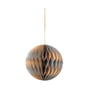 Broste Copenhagen - Christmas Ball Decoratieve hanger, Ø 13 cm, zilver / indisch tan