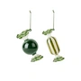 Broste Copenhagen - Candy Decoratieve hanger, bosgroen (set van 2)