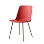 & Tradition - Rely Chair HW6, vermiljoen/zwart