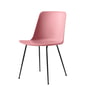 & Tradition - Rely Chair HW6, zachtroze / zwart