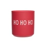 Design Letters AJ Favourite - Porseleinen mok, Ho Ho Ho / vervaagde roos