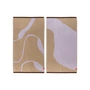 Mette Ditmer - Nova Arte Gastendoek, 40 x 55 cm, zand/paars (set van 2)