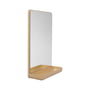 Design Letters - Hangende of staande spiegel met legplank, beige
