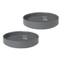 Blomus - Pilar Bord (diep), pewter (set van 2)