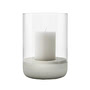 Blomus - Calma Windlicht, Ø 15 cm, helder / lichtgrijs