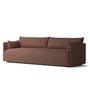 Audo - Offset Sofa , 3-zitter, bordeaux ( Audo Bouclé 08)