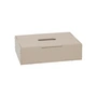 Nofred - Opbergdoos met deksel, 33,5 x 9 x 24 cm, beige