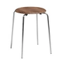 Fritz Hansen - Dot Kruk, walnootfineer / onderstel chroom