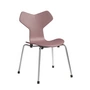 Fritz Hansen - Grand Prix Kinderstoel, chroom / wild rose