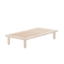 OUT Objekte unserer Tage - Kaya Bed XSmall, 90 x 200 cm, gewaxt essenhout met wit pigment