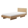 OUT Objekte unserer Tage - Zians Bed XSmall met hoofdbord 90 x 200 cm, gewaxt eiken