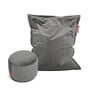 Fatboy - Original Slim Zitzak Fluweel incl. Point Pouf Fluweel, taupe