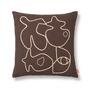 Ferm Living - Figure Kussen, 50 x 50 cm, koffie / zand