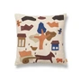 Ferm Living - Village Kussen, 40 x 40 cm, gebroken wit