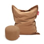 Fatboy - Gerecycled Original Slim Zitzak Koord incl. Punt Pouf Koord, teddybeer