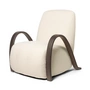 Ferm Living - Buur Lounge Chair, Nordic Boucle, gebroken wit
