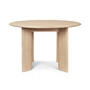 Ferm Living - Bevel Tafel, Ø 117 x H 73 cm, eiken wit geolied