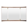Gubi - Vanity 3 Wandspiegel, 69 x 116 cm, walnoot