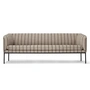 Ferm Living - Turn Sofa, 3-zits, zand / zwart (Pasadina)
