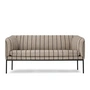 Ferm Living - Turn Sofa , 2-zits, zand / zwart (Pasadina)