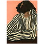 The Poster Club - Serene Stripes door Hanna Peterson, 100 x 140 cm
