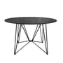 Acapulco Design - The Ring Table, H 74 x Ø 120 cm, HPL zwart / zwart